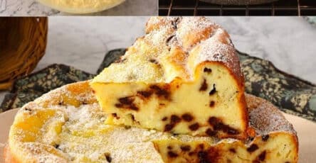 Dolce con ricotta e cioccolato