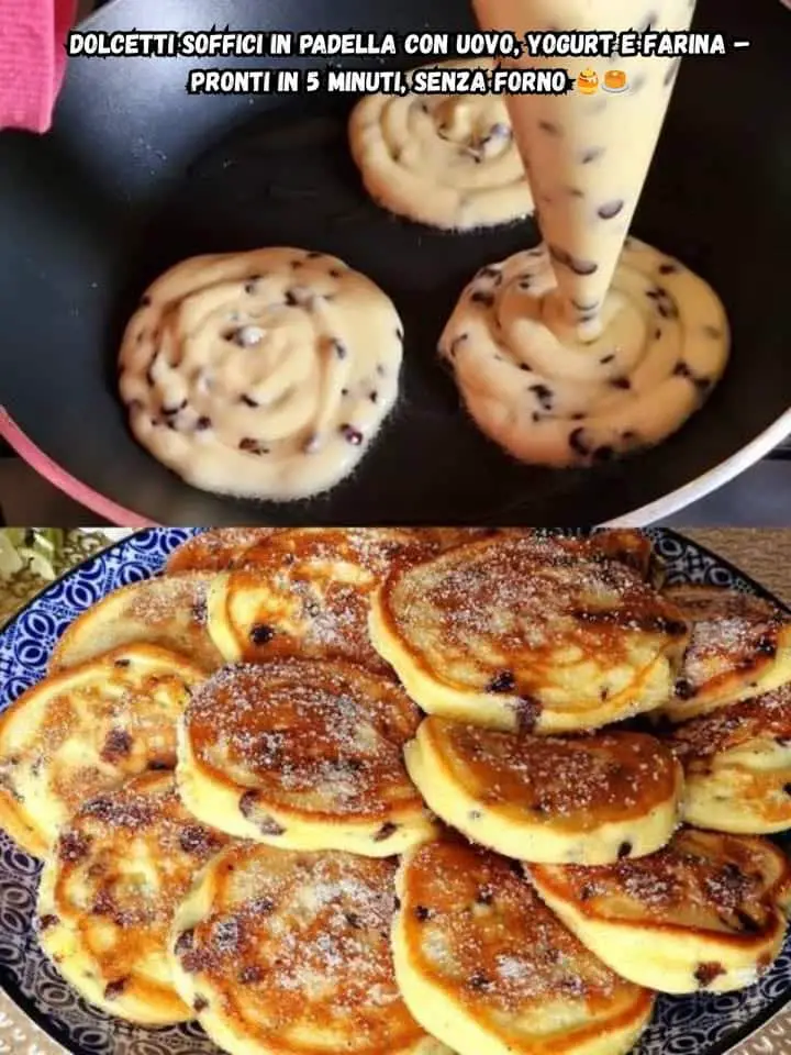 Dolcetti soffici in padella