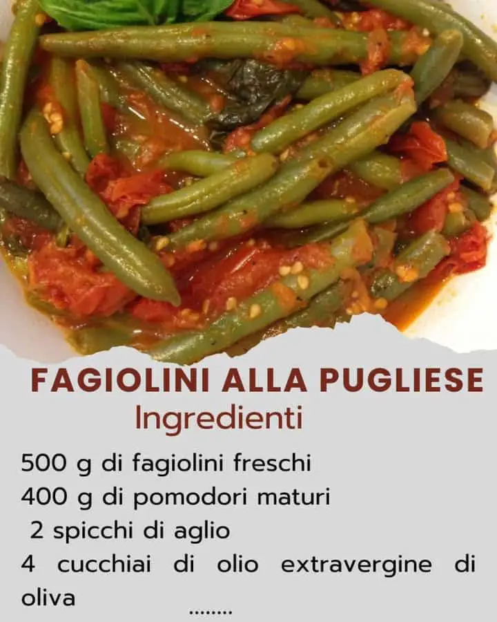 Fagiolini alla Pugliese