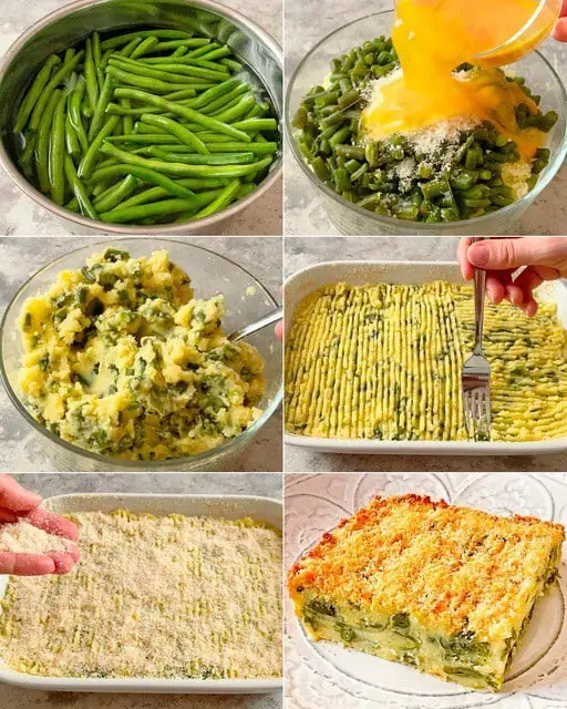 Fagiolini e patate al forno