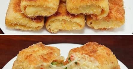 Fagottini di patate e formaggio