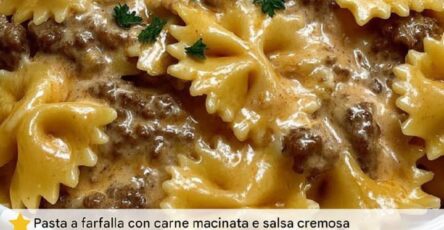 Farfalle con carne macinata