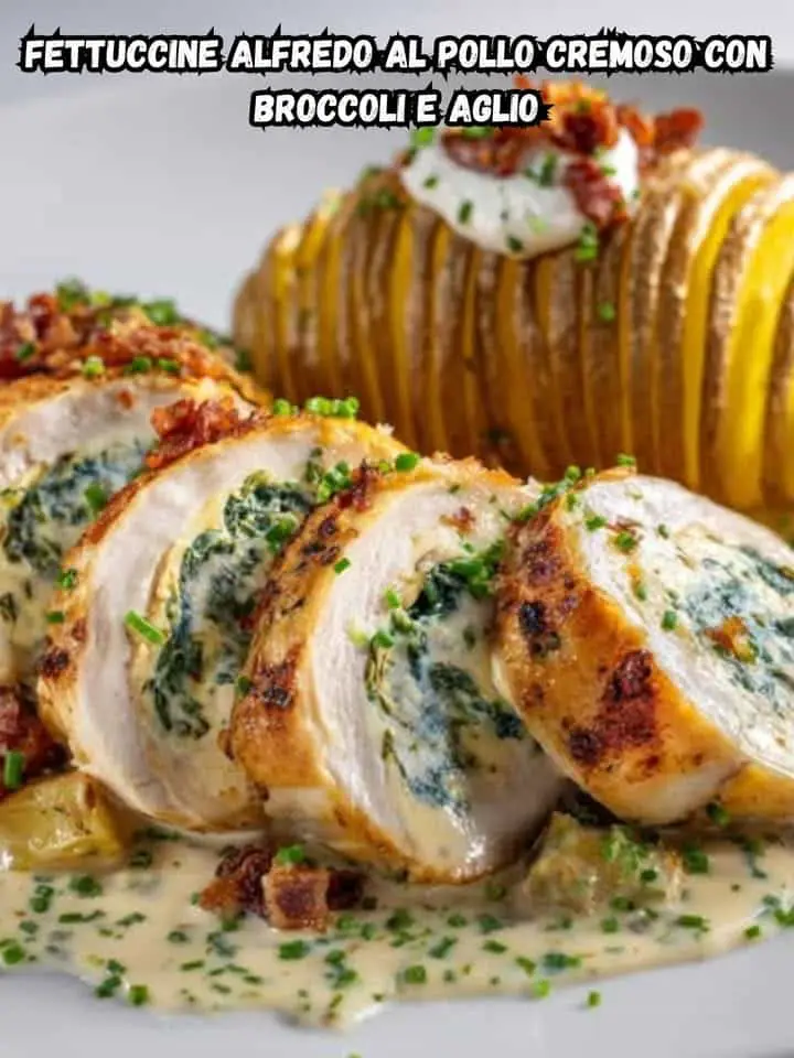 Fettuccine Alfredo al pollo