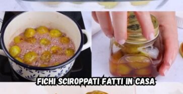 Fichi sciroppati fatti in casa