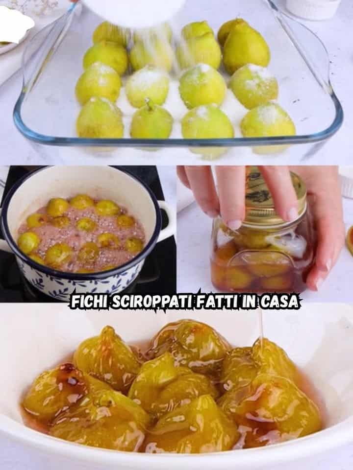 Fichi sciroppati fatti in casa