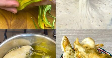 Fiori di zucca croccanti
