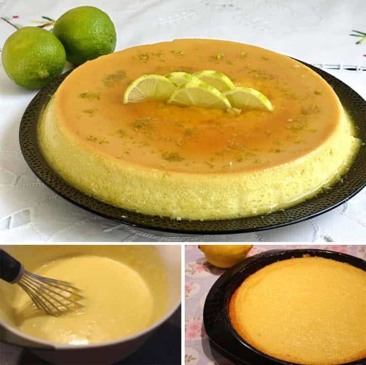 Flan al limone ricetta