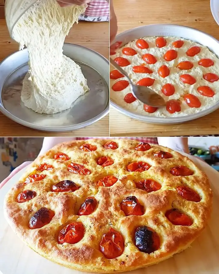 Focaccia pugliese soffice gustosa