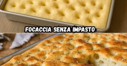 Focaccia senza impasto