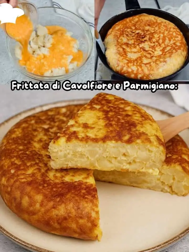 Frittata cavolfiore parmigiano