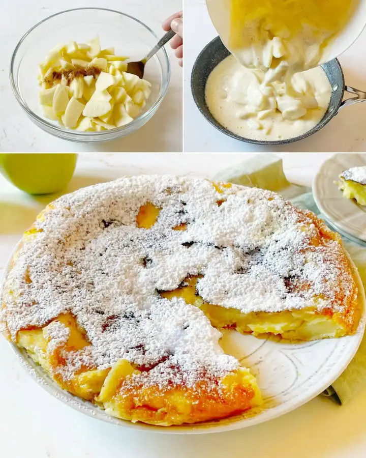 Frittata di mele veloce
