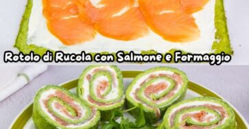 Frittata di rucola e salmone