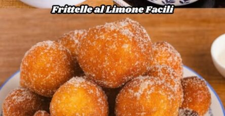 Frittelle al limone soffici