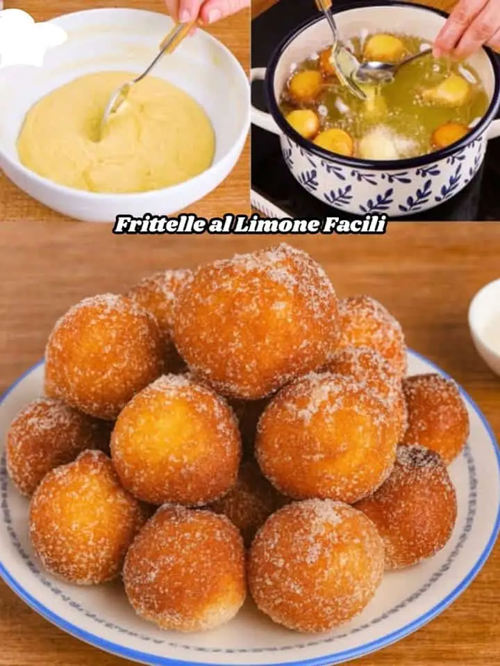Frittelle al limone soffici