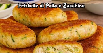 Frittelle di pollo e zucchine