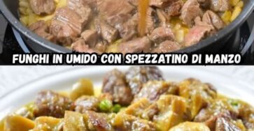 Funghi in umido manzo