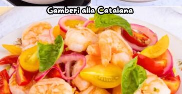 Gamberi freschi e colorati