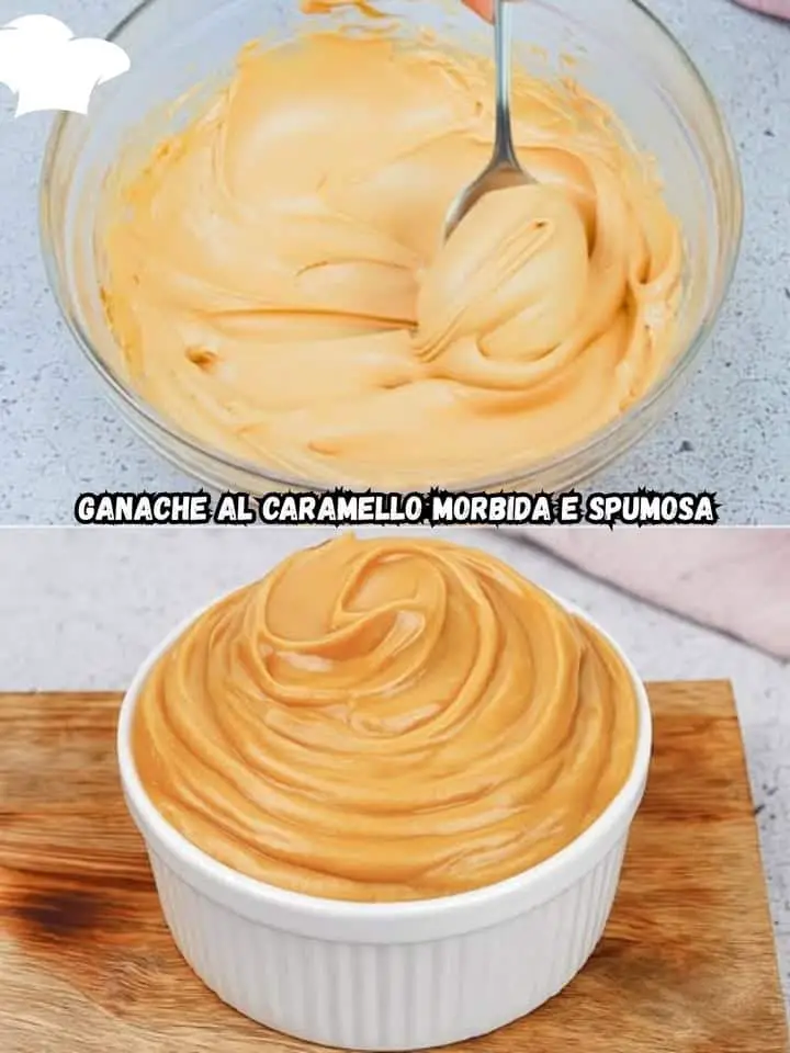 Ganache al caramello spumosa