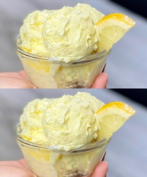 Gelato al limone cremoso