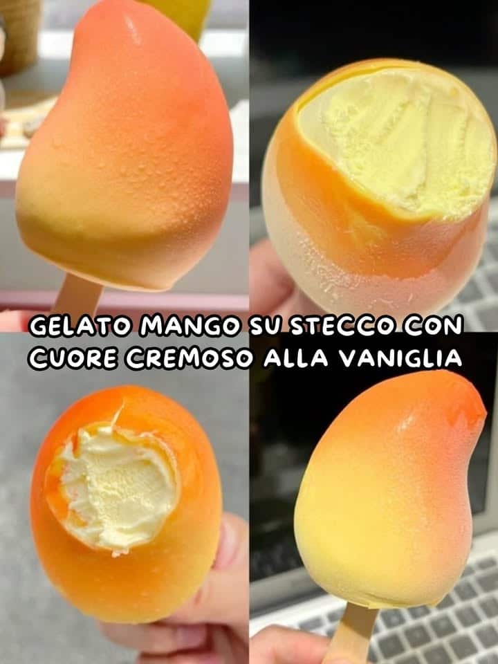 Gelato al mango cremoso