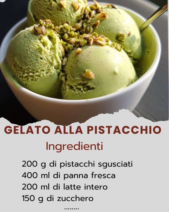 Gelato al pistacchio cremoso
