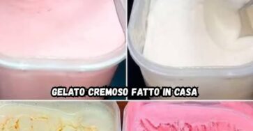 Gelato cremoso fatto in casa