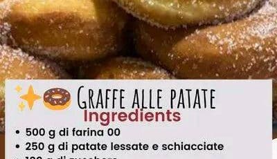 Graffe di patate dolci