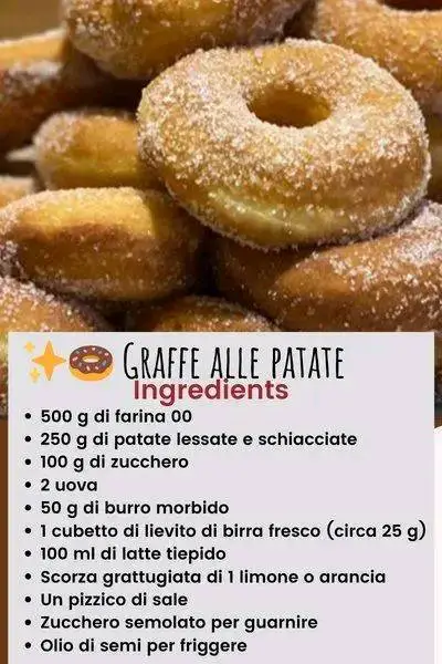 Graffe di patate dolci