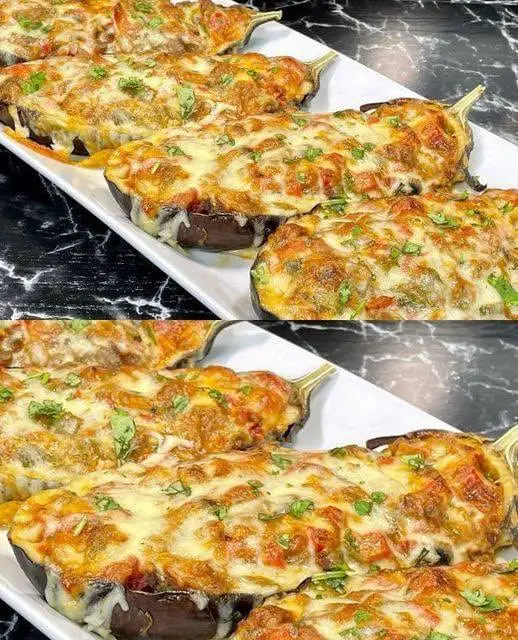 Gratin di melanzane ripiene