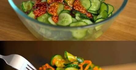 Insalata di cetrioli leggeri