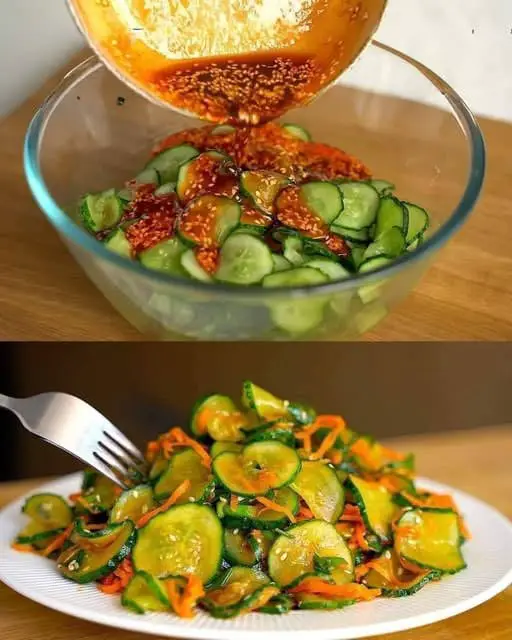 Insalata di cetrioli leggeri
