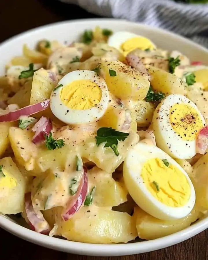 Insalata di patate e uova