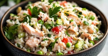 Insalata di riso con tonno