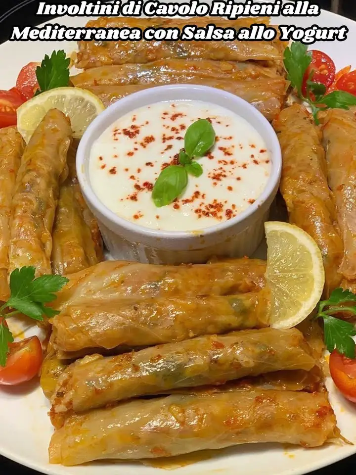 Involtini di cavolo ripieni