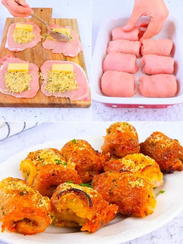 Involtini di pollo ripieni