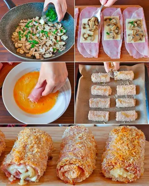 Involtini di prosciutto e formaggio