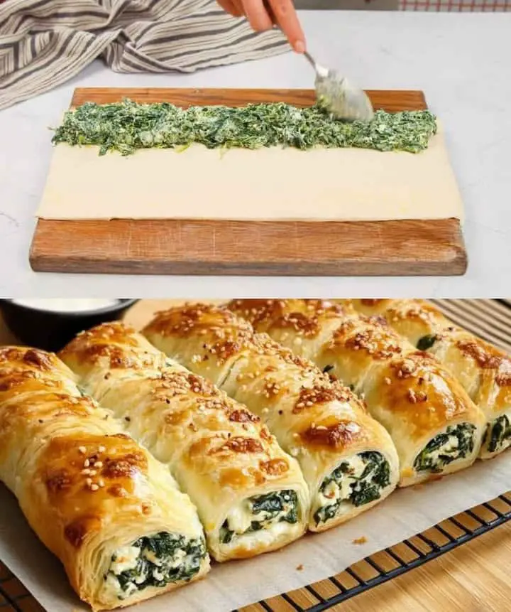 Involtini di spinaci e feta