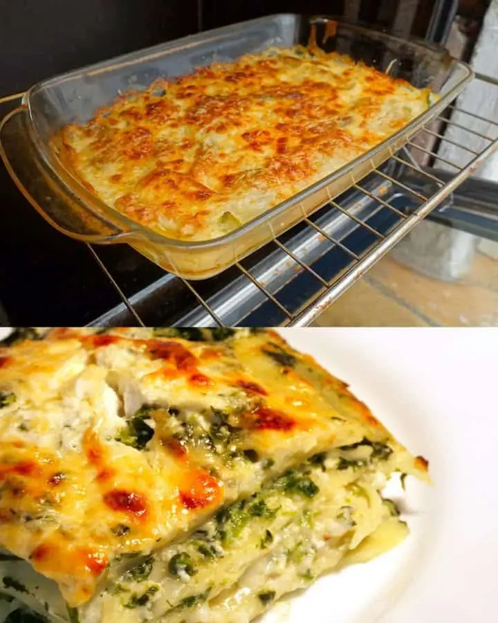 Lasagna bianca agli spinaci