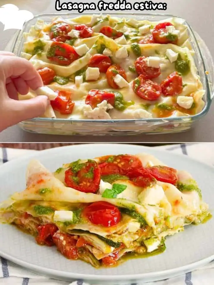 Lasagna fredda senza forno