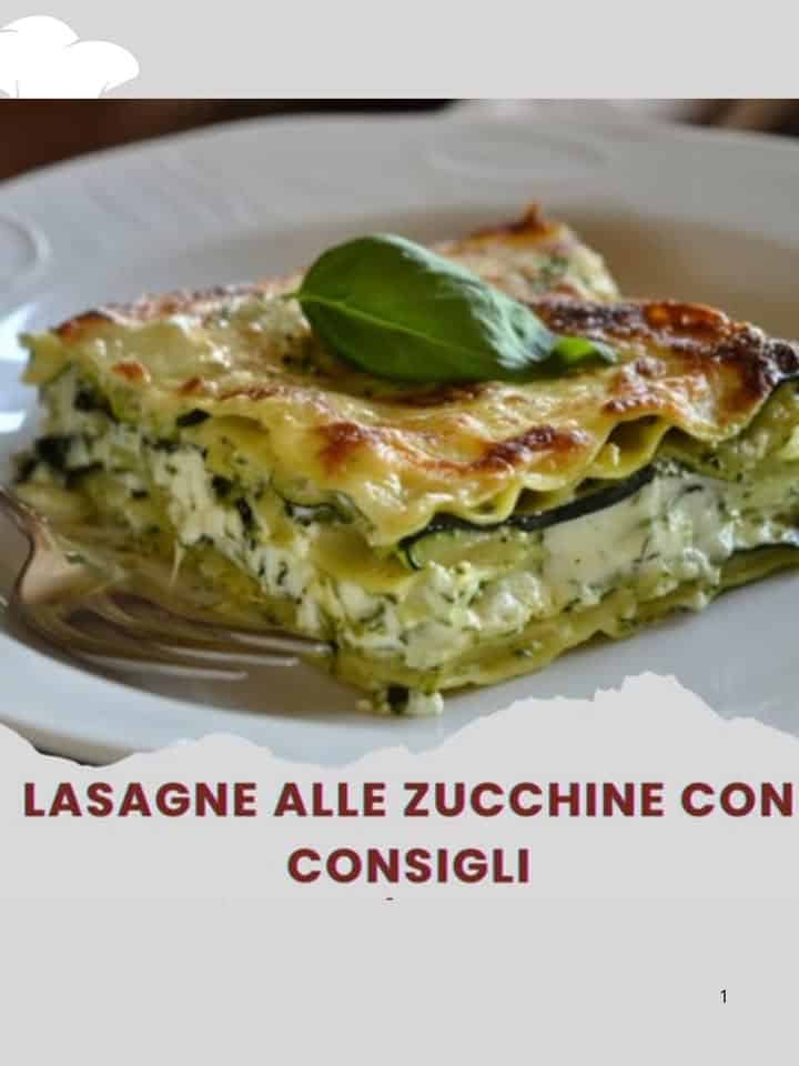 Lasagne zucchine cremose leggere