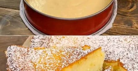 Latte ricotta semolino torta