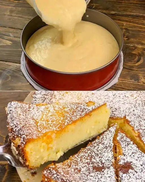 Latte ricotta semolino torta