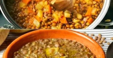 Lenticchie e verdure