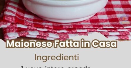 Maionese fatta in casa