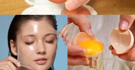 Maschera all'uovo naturale