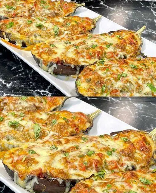 Melanzane gratinate vegetariane