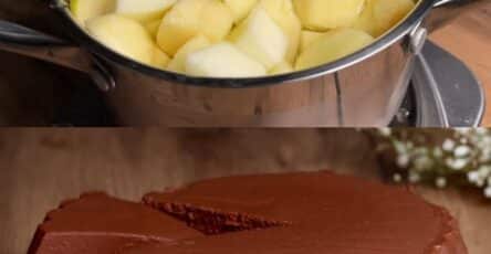 Mele e cacao senza farina