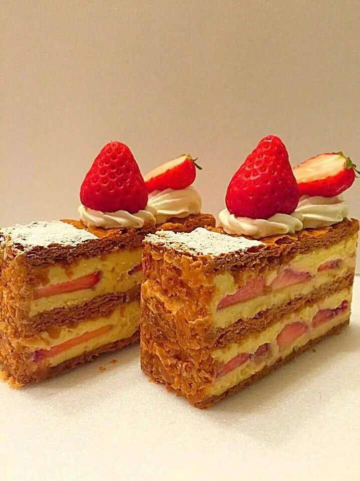 Millefoglie con fragole