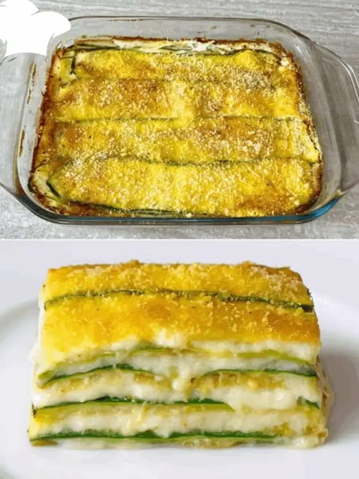 Millefoglie di zucchine croccante