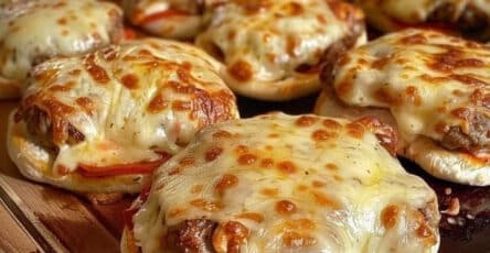Mini pizza hamburger gustosa